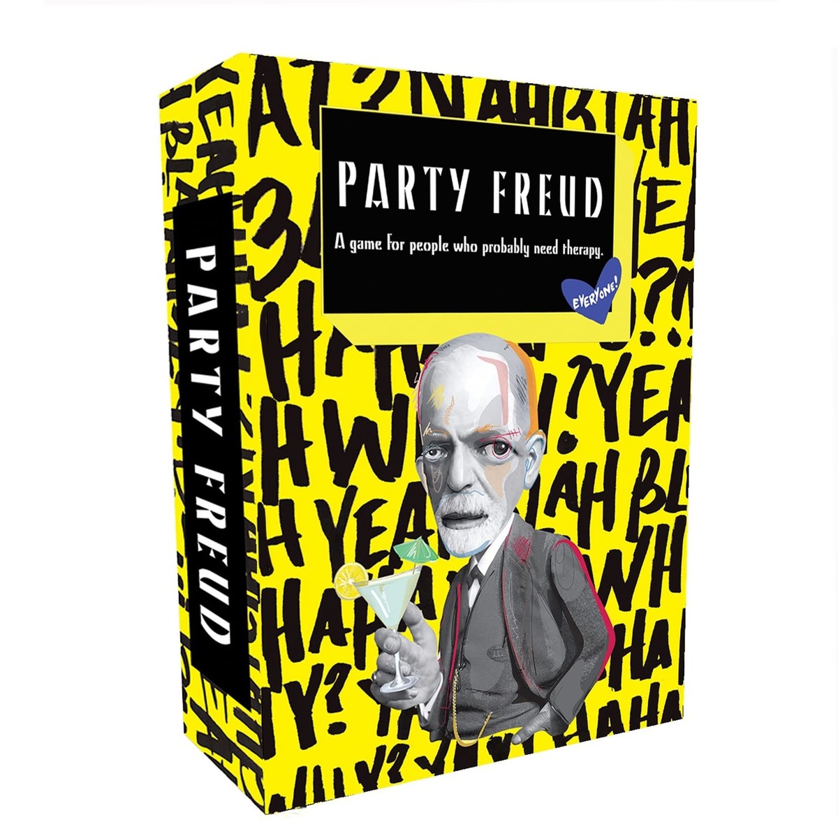 Party Freud Card Game – Funny Therapy Game For Teens & Adults, 3-16 Players, Ages 14+, Great For Groups