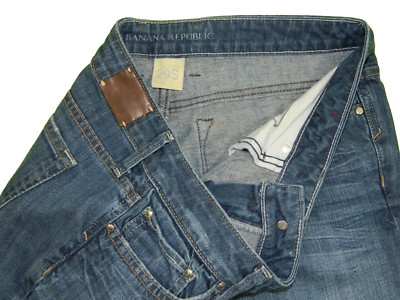 Women's Bootcut Jeans Banana Republic Mid-Rise Blue Tag 29 S measured Size 30x30