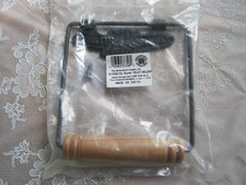 Toilet Paper Holder Black Aluminium Victoria Tissue Holder Renovators Supply