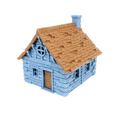 Tabletop Terrain Dorf Haus 1 | 28mm Fantasy Scenery für DnD, RPG und Wargaming