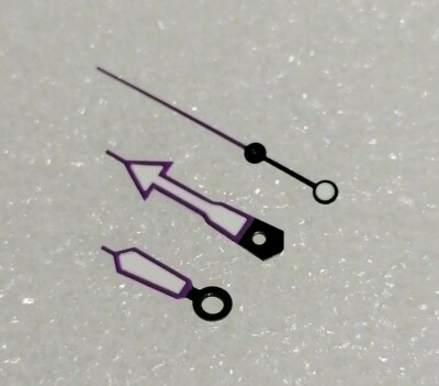   PURPLE SKX PADI HANDS FOR SEIKO 6309 7002 NH35 NH36 7S26.. MOVEMENTS