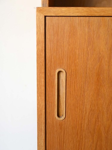 MidCentury Libreria scandinava con vano contenitore, design scandi vintage, 60s - Picture 12 of 13