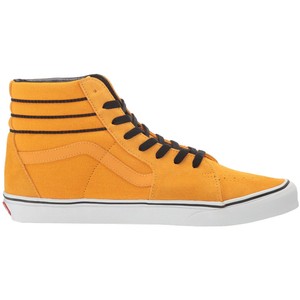 yellow and black vans high tops