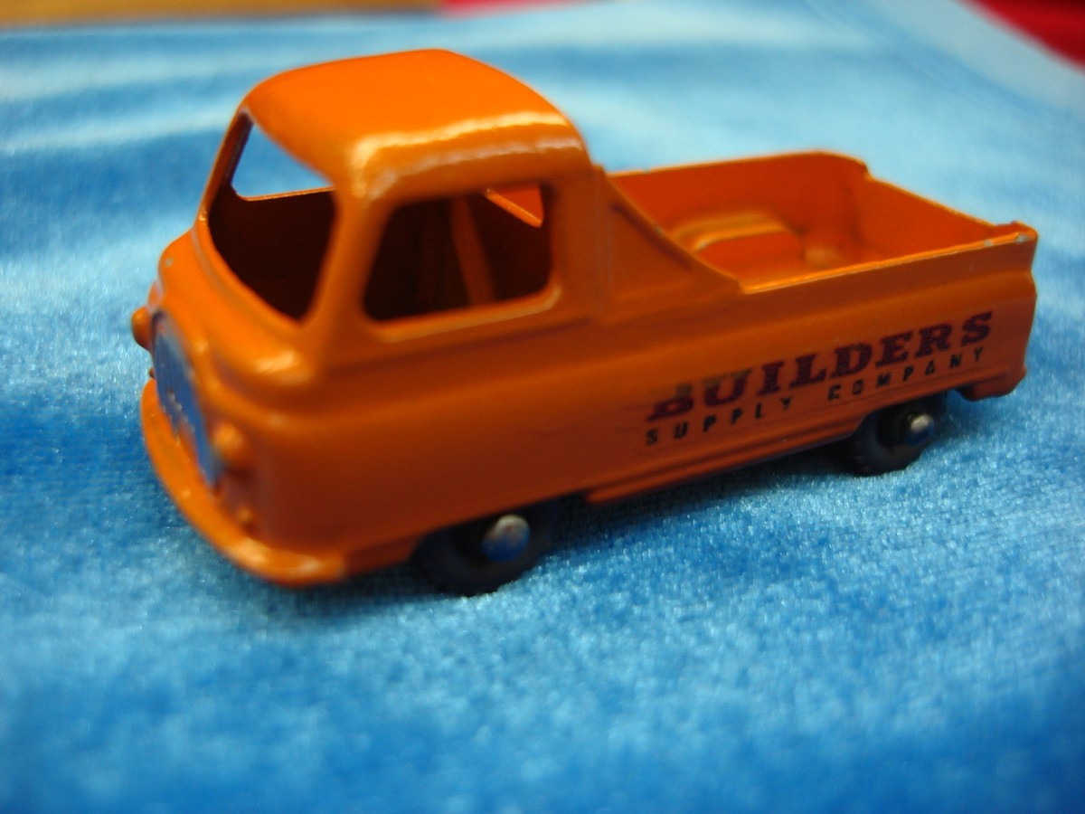 MATCHBOX No.60 MORRIS J2 PICK-UP ※silver Vintage Matchbox #60 Morris J2 Pick Up Truck No Box Used