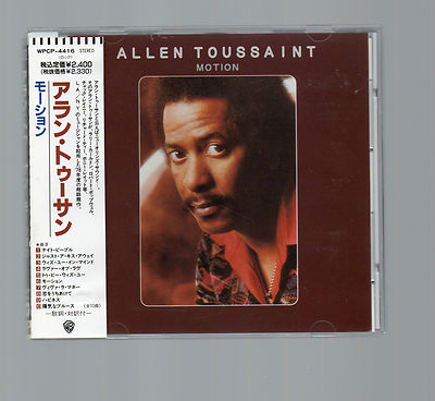 Allen Toussaint - Motion - Japan CD 1991  WPCP-4416  Time Warner Brothers Rec.