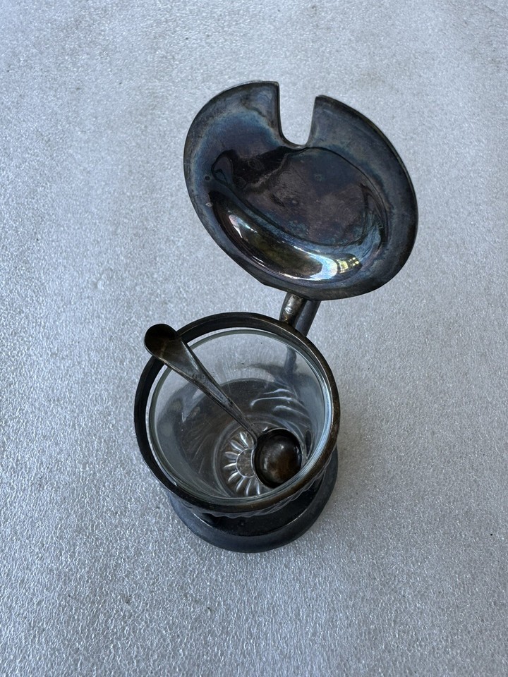 Hotel Iroquois Silver Creamer With Spoon eBay