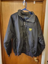 Cat Caterpillar Power Coat Jacket Holloway 100 Quilted Nylon lined zipper large