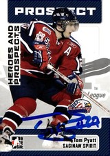 Tom Pyatt - Signed 2006-07 In The Game Heroes And Prospects Card #180