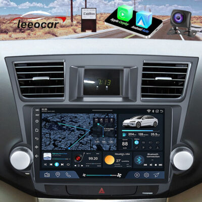CAR STEREO RADIO FOR TOYOTA HIGHLANDER 2008-2013 GPS RADIO ANDROID12 CARPLAY RDS