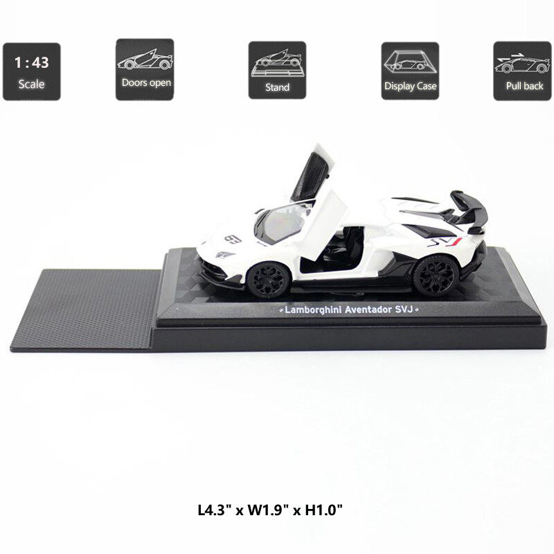 ミニカー Looksmart Aventador Canopus White 1/43 Looksmart Aventador Canopus White 1/43