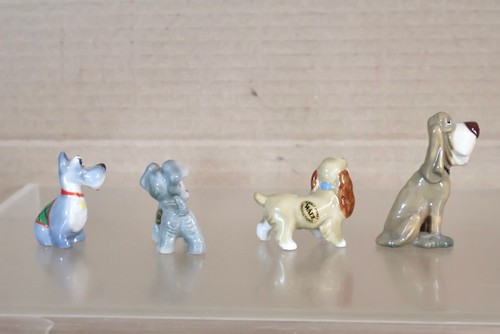 WADE HATBOX SERIES CERAMIC WALT DISNEY 12 x LADY & the TRAMP BAMBI FIGURES ol - Picture 12 of 17