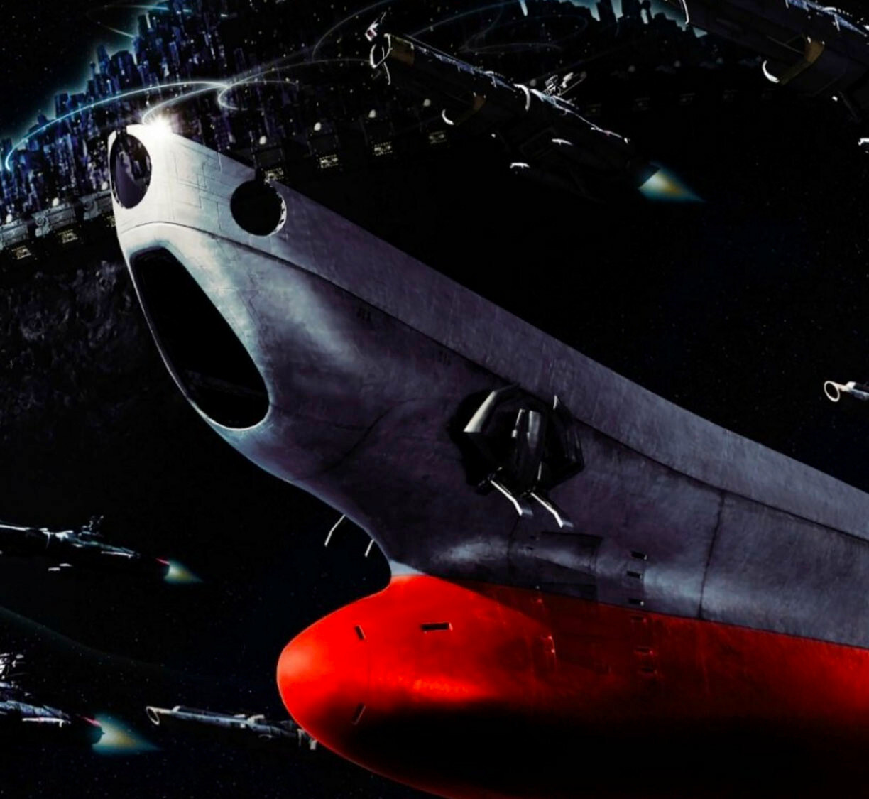 Space Battleship Yamato Star Blazers poster 24" x 16"h vivid beautiful wall art