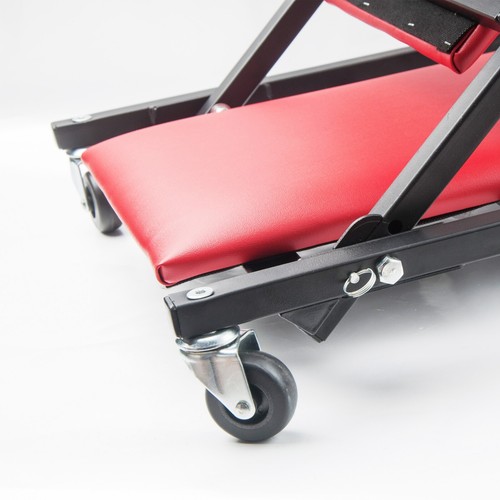 41" Length 6 Casters Padded Workshop Creeper Seat 2-in-1 Foldable Z Creeper Seat - Picture 6 of 7