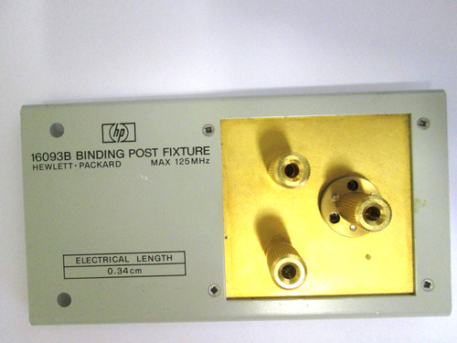 HP 16093B Binding Post Fixture DC to 125 MHz APC-7 for 4191A