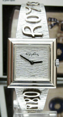 VINTAGE 1980 UK TOP CELEBRITY ROY CASTLE WRIST WATCH & BOX UNIQUE + PROVENANCE