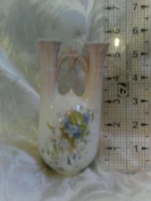 austrian double bud vase, 5 1/2" tall