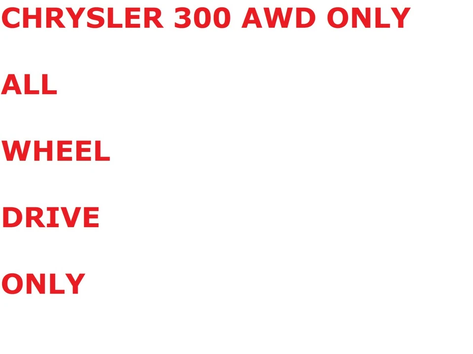 2011-2023 Chrysler 300 AWD Factory Floor Mats Set Black Carpet 4 pcs OEM NEW - Изображение 4 из 4