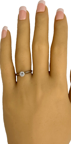 Dazzling White Gold Brilliant-Cut Diamond Ring - A Symphony of Light & Elegance - Picture 13 of 15