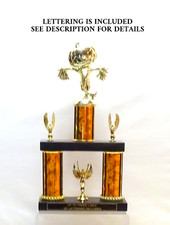 HALLOWEEN TROPHY SCARECROW TRUNK OR TREAT COSTUME PARTY ORANGE