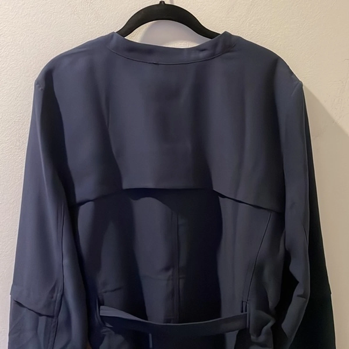 Joan vass suede trench coat sale