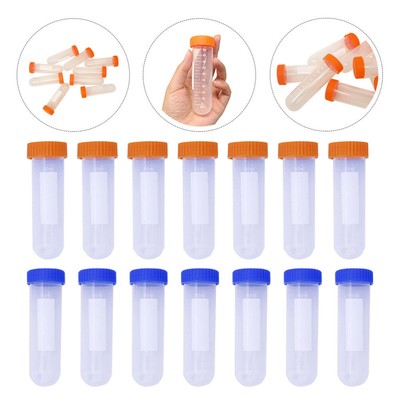  20 Pcs Storage Bottle Test Tube Shots Short Tubes with Lids