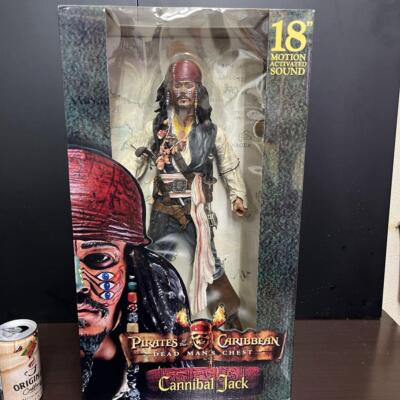 NECA Fluch der Karibik JACK SPARROW 18'' Actionfigur ungeöffnet