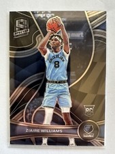 Ziaire Williams 2021-22 Panini Spectra Rookie RC Basketball Card #118 Grizzlies