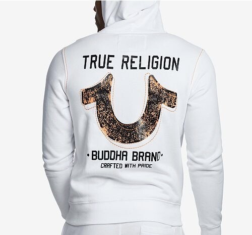 True Religion Men's Big T Horseshoe Zip 