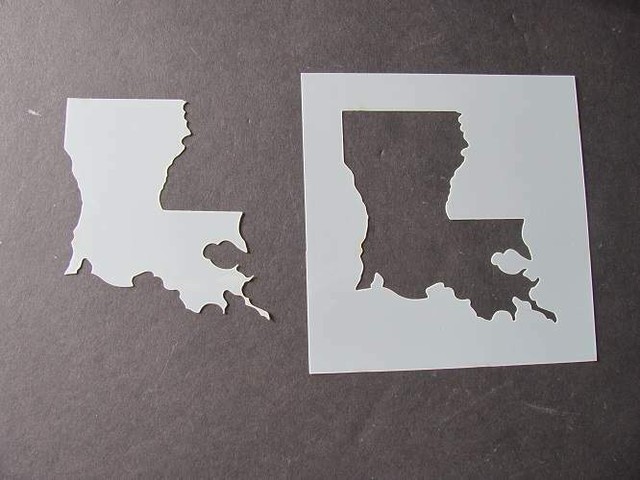 State of Louisiana Basic Mylar Stencil and Template L27 Reusable ...