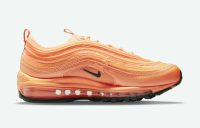 NEW Nike Air Max 97 Women's Size 5 Atomic Orange/Black DM8338-800