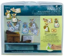 NOS Wallies 25 Susan Winget Angels 12972 Pre-pasted Wallpaper Cutouts