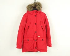 Peak Performance Womens S Down Jacket Puffer Coat Padded Warm Red Winter Parka
