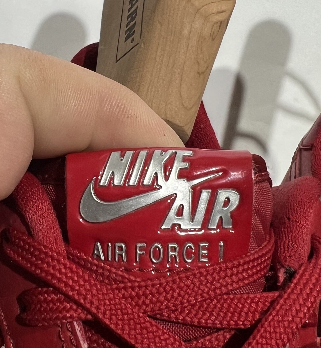Awesome Nike Air Force 1 Low 07 LV8 Woven Gym Red Men's Size Awesome Nike Air Force 1 Low 07 LV8 Woven Gym Red Men's Size