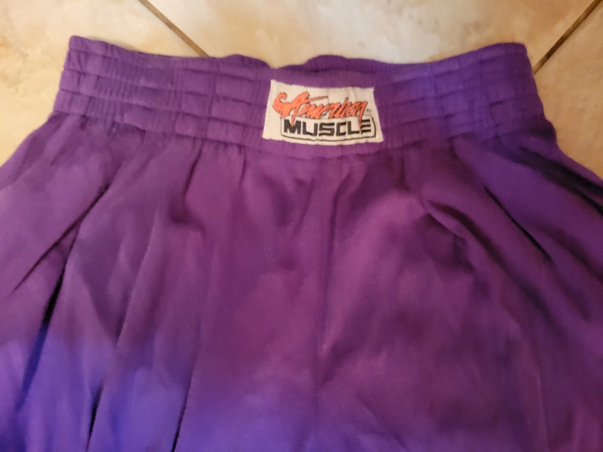 BRAND NEW 80's BAGGY PURPLE GYM/MUSCLE /PARACHUTE/MC HAMMER PANTS