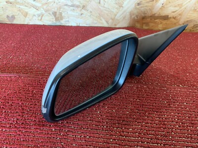 BMW 12-18 F30 F31 LEFT DRIVER SIDE DOOR EXTERIOR MIRROR WHITE ALPINE 300 OEM 60K