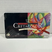 Cretacolor Aqua Monolith Water-Soluble Woodless Artist's Pencils 12 Color Set