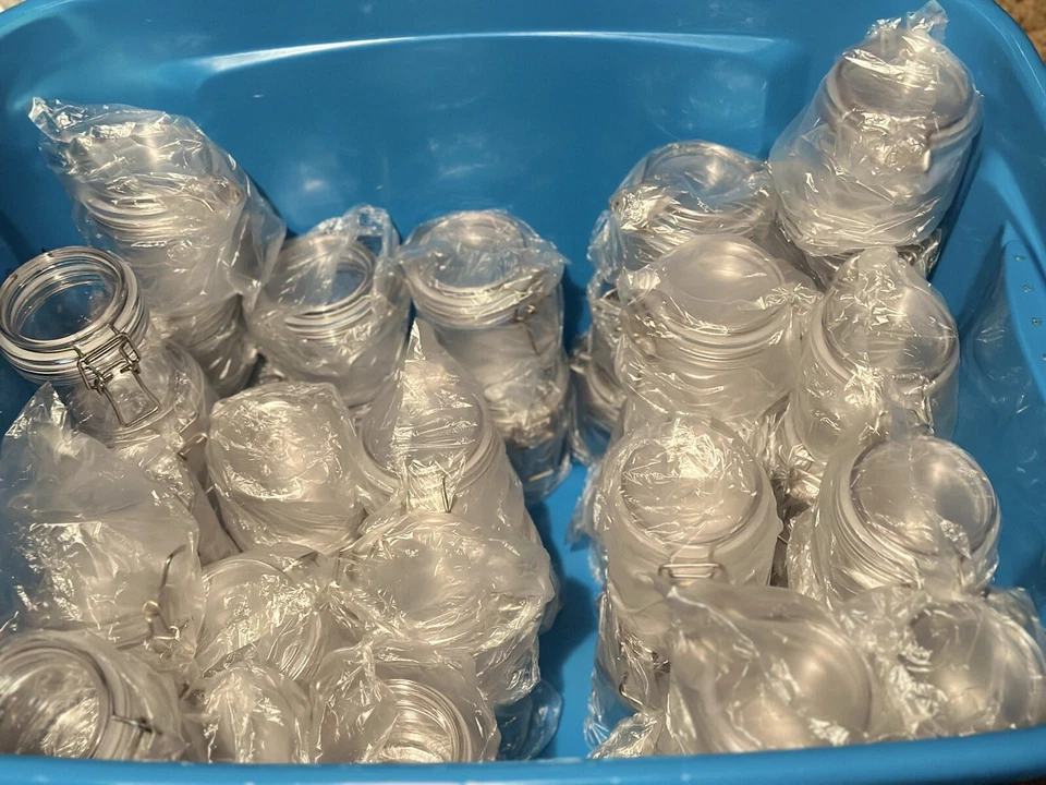 Tarros de PET: Lote de 46 o juegos (7 oz y 8 oz combinados). Foto 3 de 4