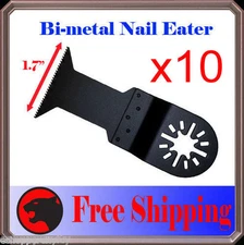 10 Nail Eater Wide Oscillating MultiTool Saw Blade  Wood Metal Cutting