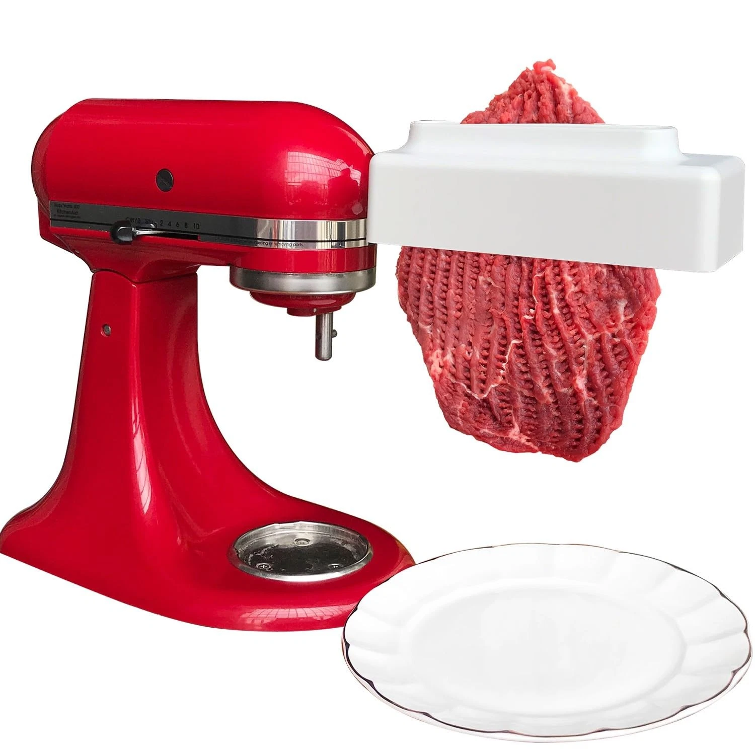 【PLUS】Meat Tenderizer for All KitchenAid Household Stand Mixers- Mixers Acces...