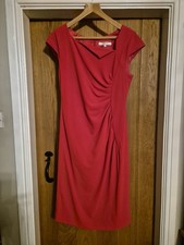 LK Bennett Davina Red Ruched Sheath Dress - UK 14 L.K. Bennett - Kate Middleton