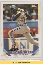 1993 Topps Blank Back Devon White #387 READ 0nr3