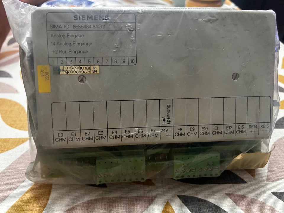 Siemens SIMATIC 6ES5484-8AG11 Analog Input Module – Tested – S5 PLC – 14AI + 2 R - Imagen 2 de 4