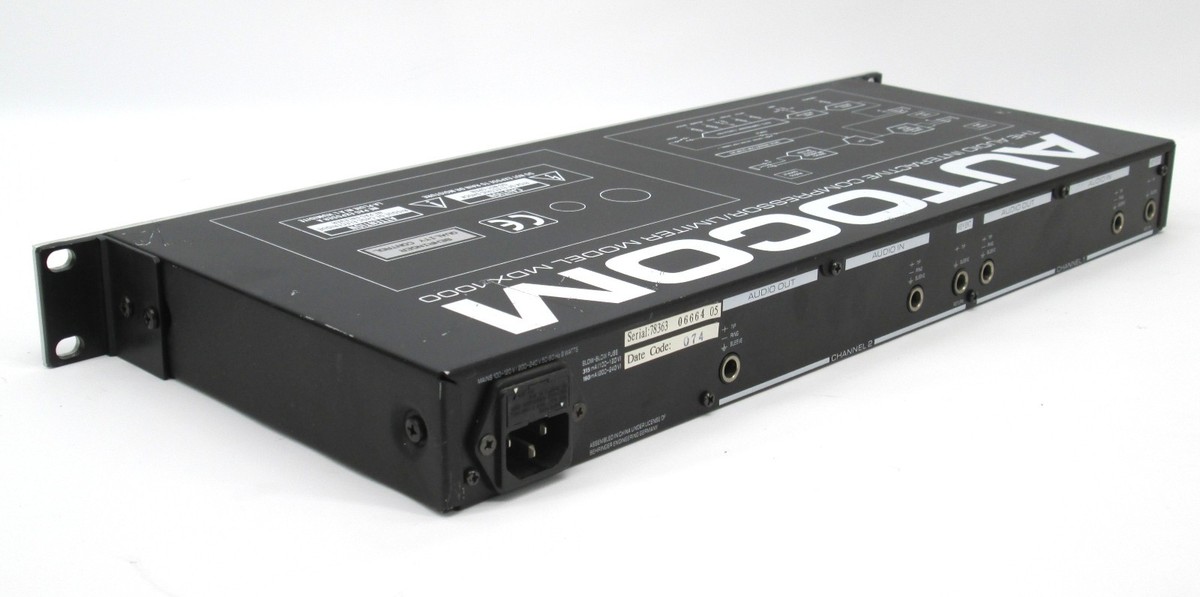 Rack Mount Behringer Autocom MDX1000 Audio Compressor