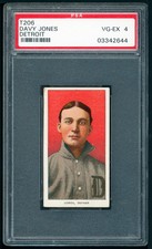 1909-11 T206 Davy Jones Detroit Beautiful Color PSA 4