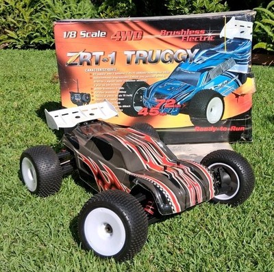 RC Car Truck Brushless ZD Racing 1/8 Truggy RARE NEARLY NEW 2011 aluminum big 