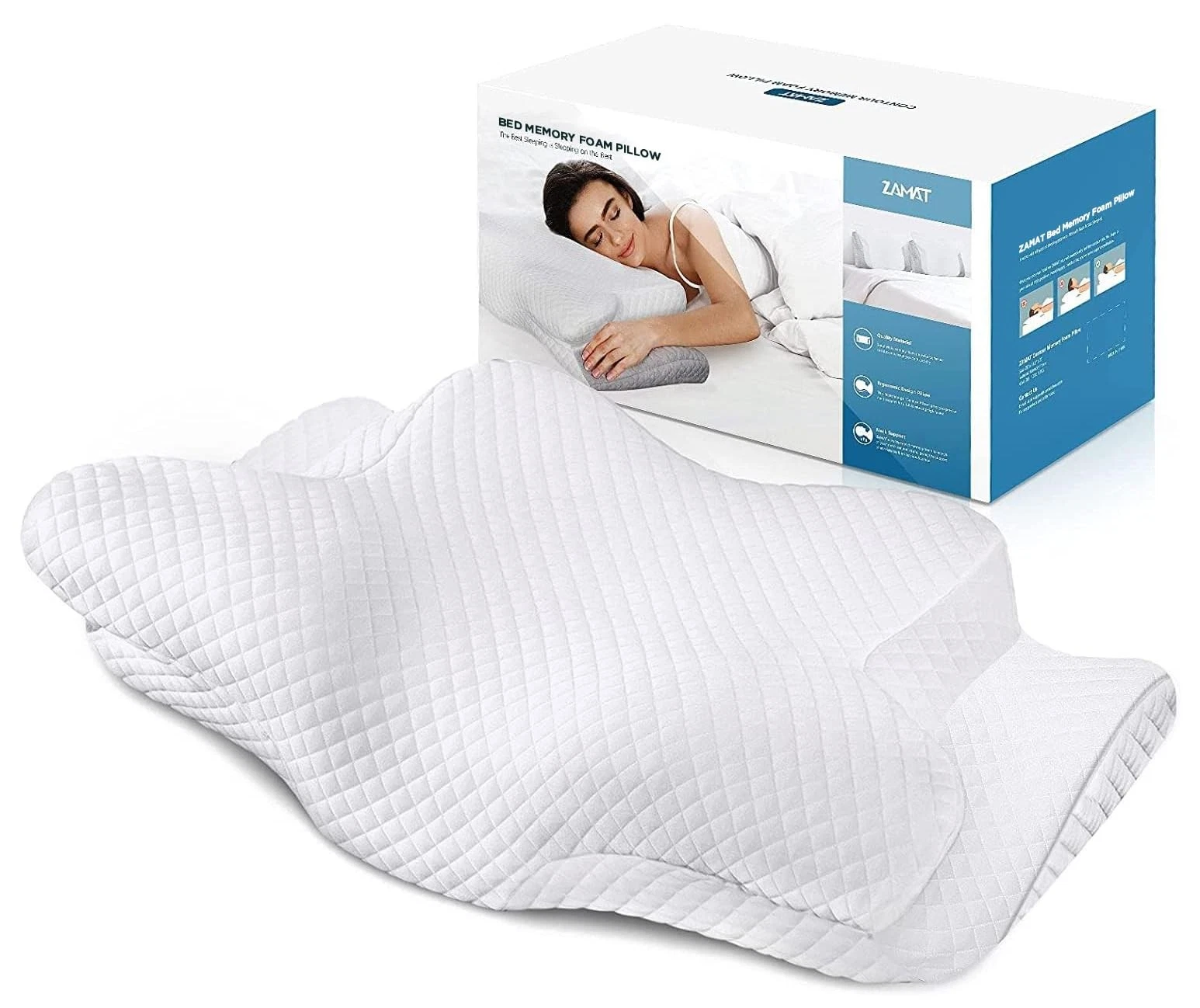 ZAMAT Cervical Memory Foam Pillow