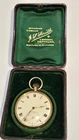 Antique Gold Half Hunter Pocket Watch with original box ( Swiss made)