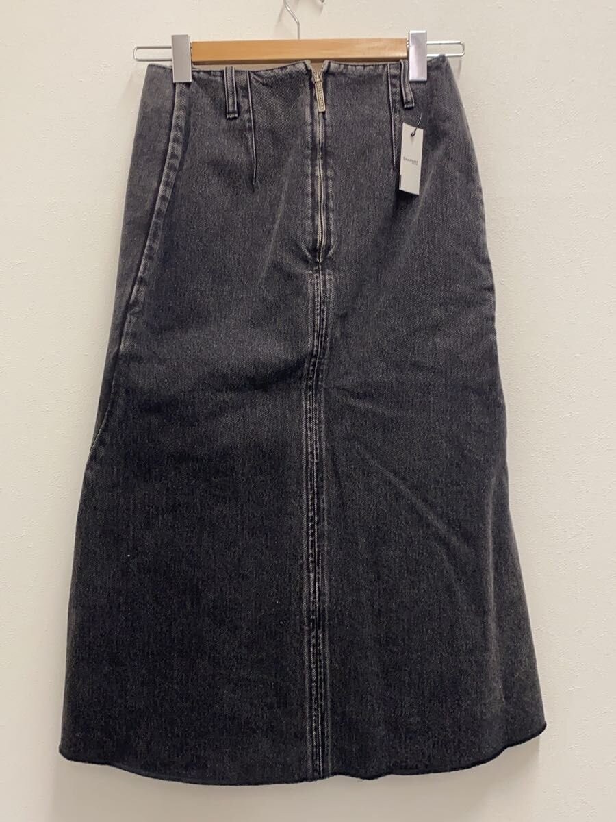 BALENCIAGA Skirt, Size 38, Cotton, Gray thumbnail 2