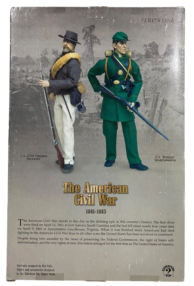 Figura Sideshow Brotherhood of Arms 2nd US Berdan Sharpshooter 1/6 12" NUEVA LEER Foto 4 de 4
