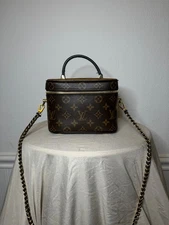 Louis Vuitton Vanity PM Brown Canvas Coated Reverse Monogram